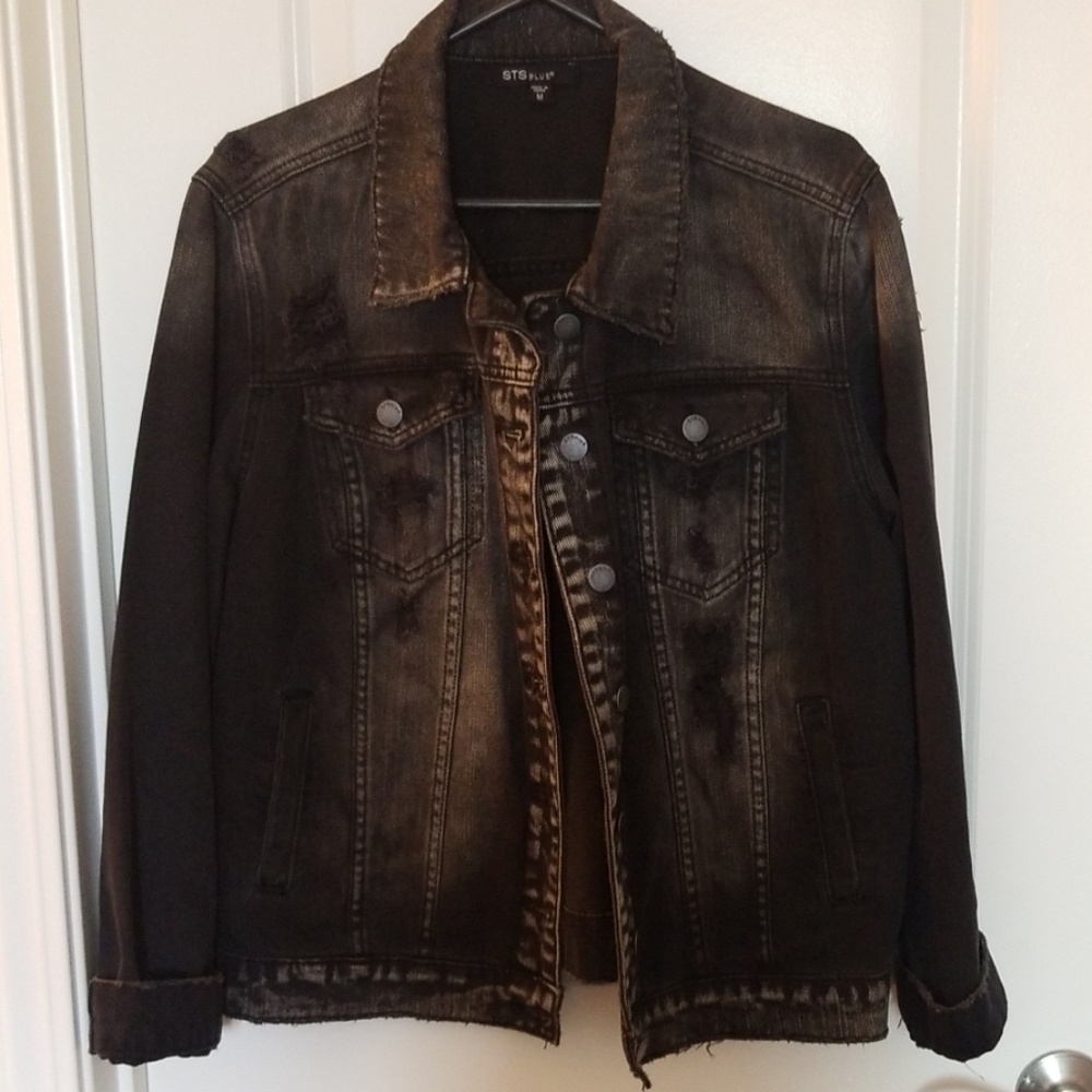STS Blue Ella Oversized Boyfriend Jean Jacket